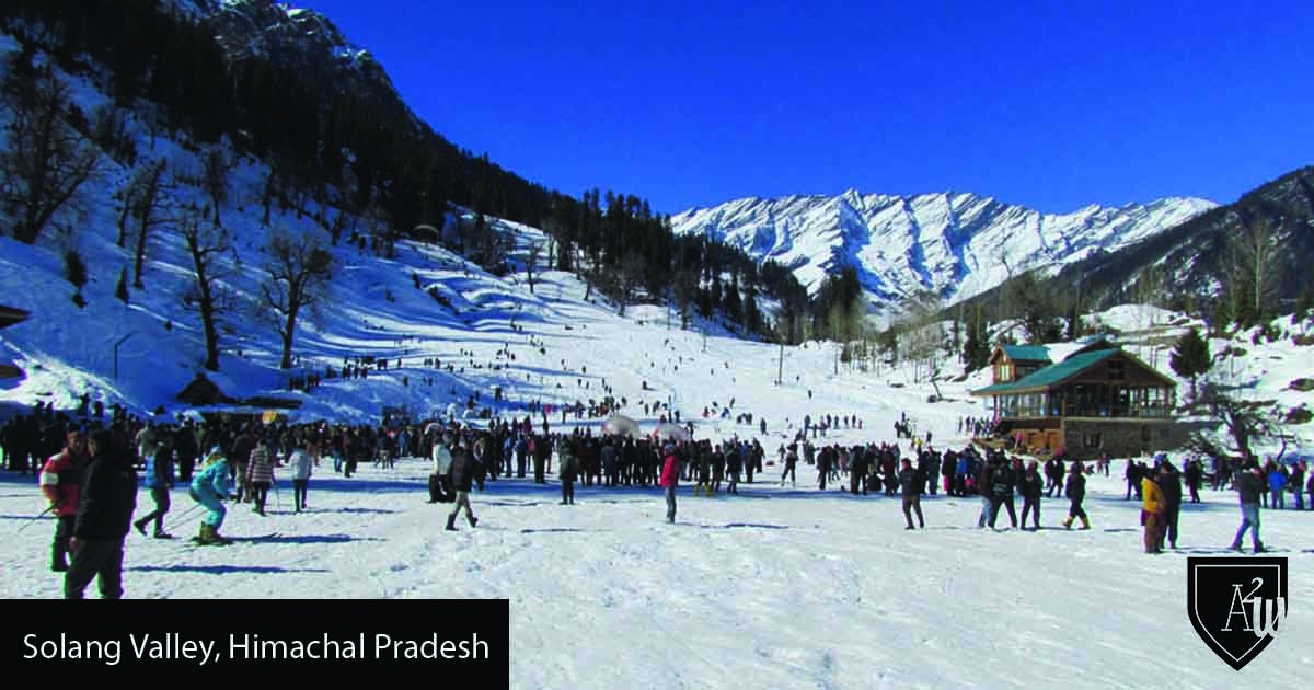 10 Best Places to See Snow in India solang-valley