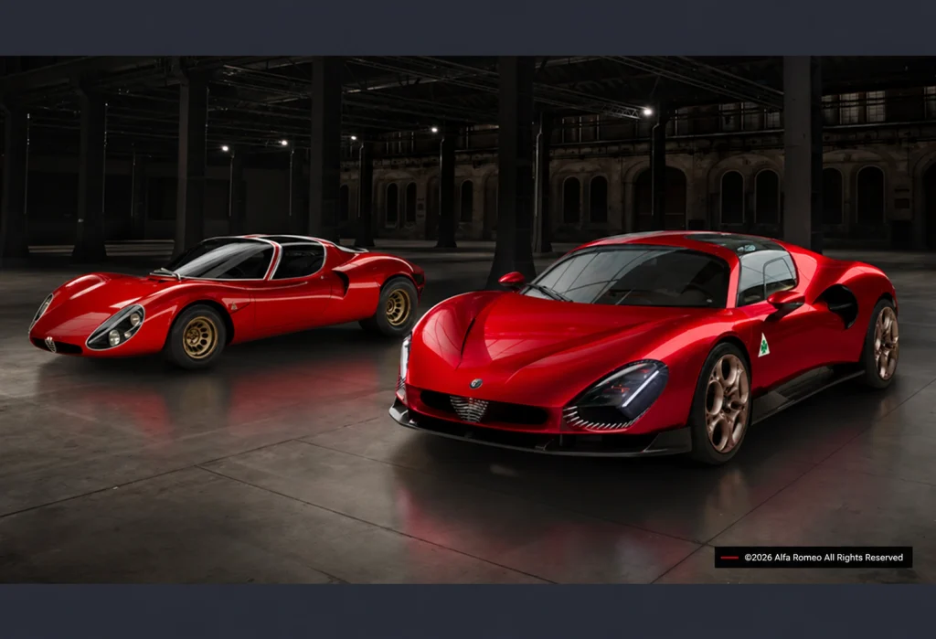 alfa romeo 33 stradale classic and modern credited