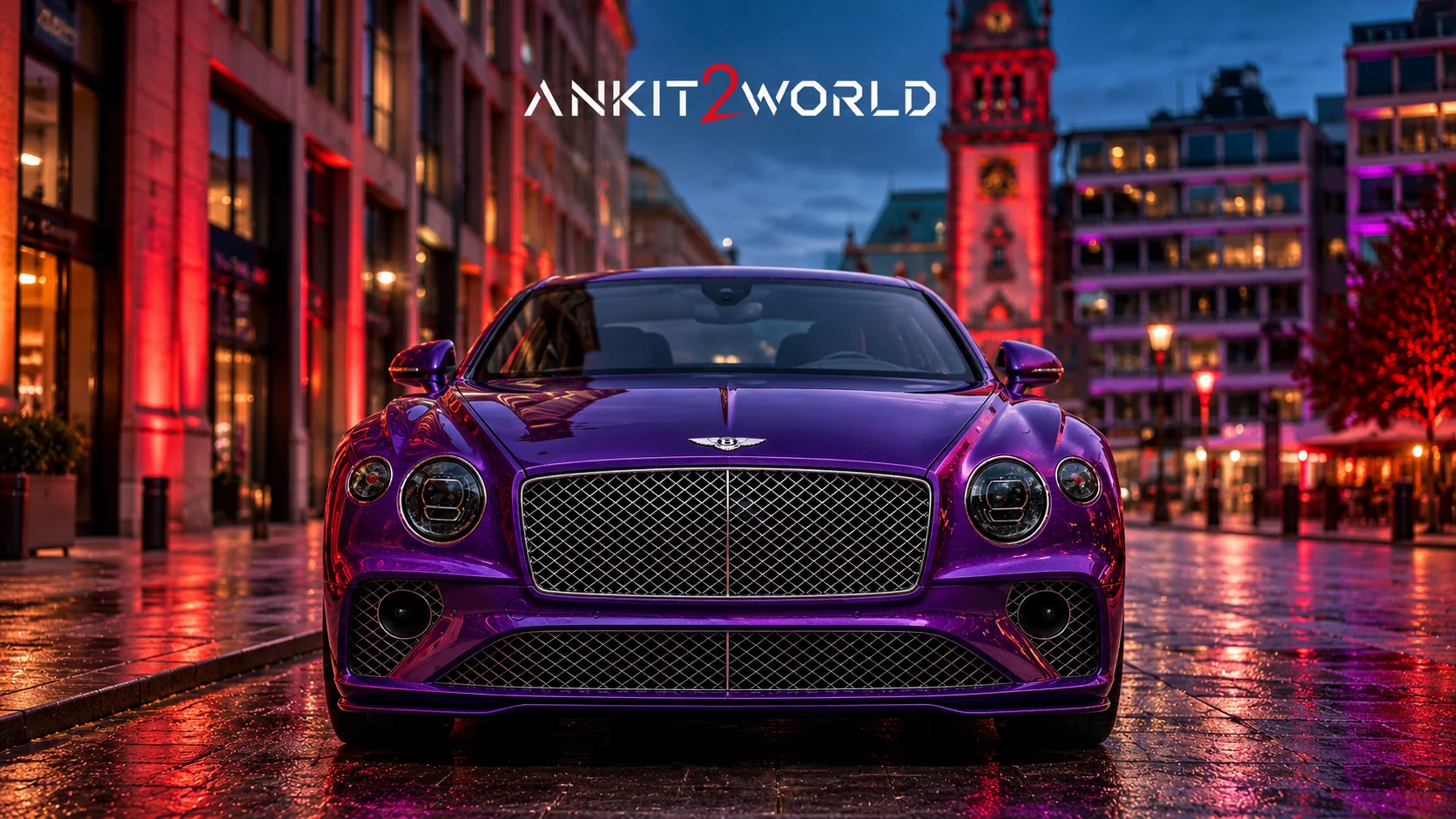 bentley continental gt purple a2w car spotlight 6