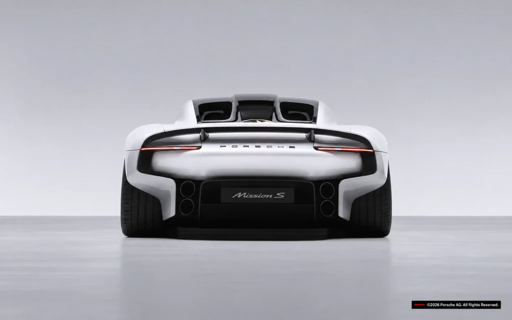 porsche mission s rear credited